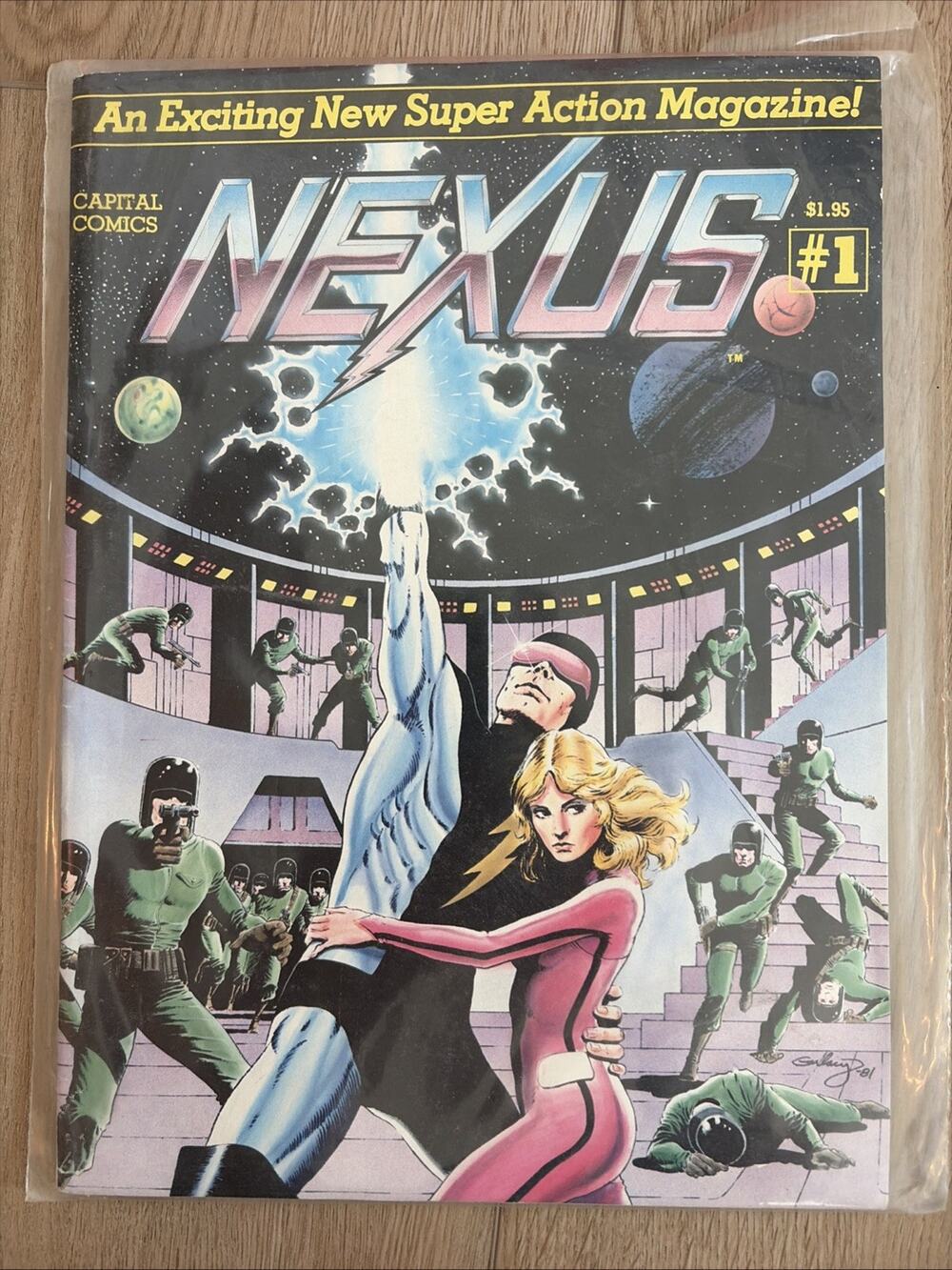 Nexus #1 Capital Comics 1981 Mike Baron & Steve Rude 1st Nexus